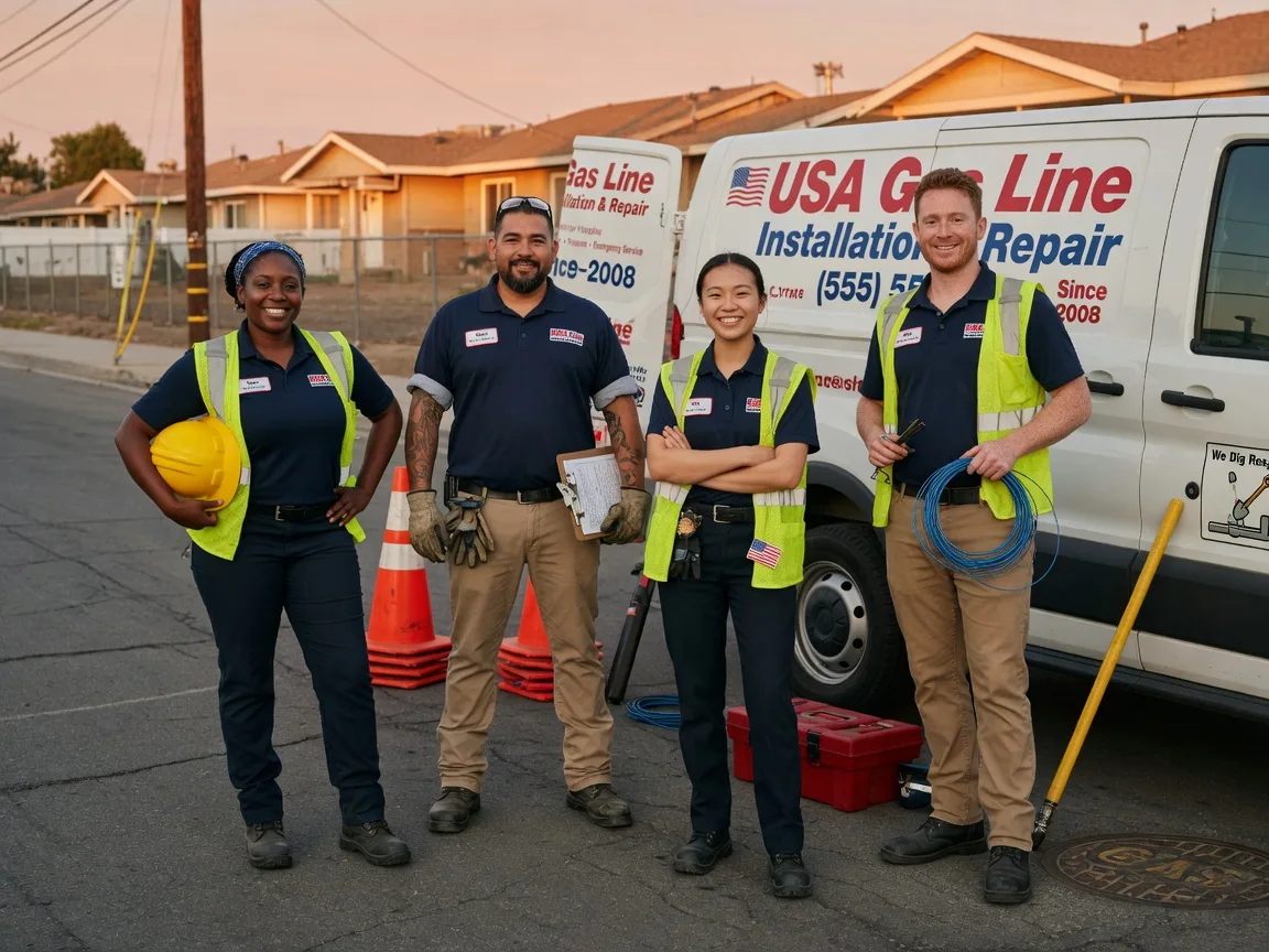 Gas Line Installation company in Miles, IA
